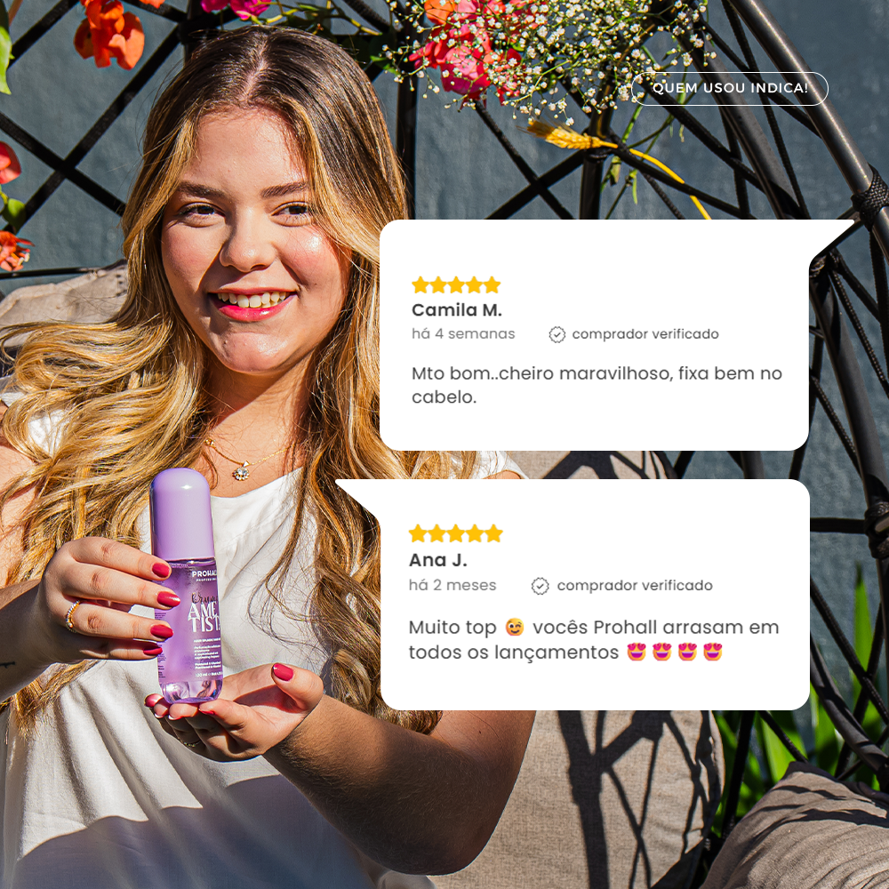 Perfume Capilar para todos os momentos do seu dia | Bruma Ametista - Prohall