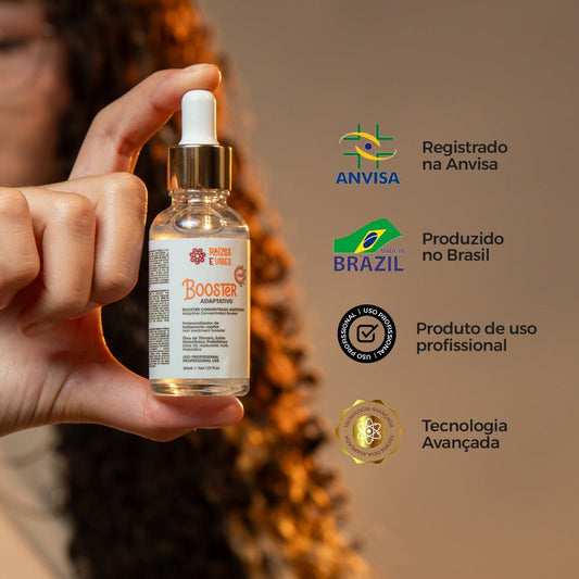 Potencializador de Cachos Definição Natural Booster Concentrado 30ml - Raízes & Vibes - Prohall