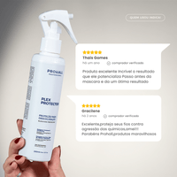 Protetor de pré e pós Descoloração: Zero Quebra nos procewssos Químicos | Plex 200ml - Prohall