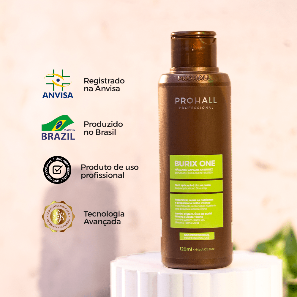 Reestruturação Molecular Tanino Orgânica Burix One 120ml - Prohall