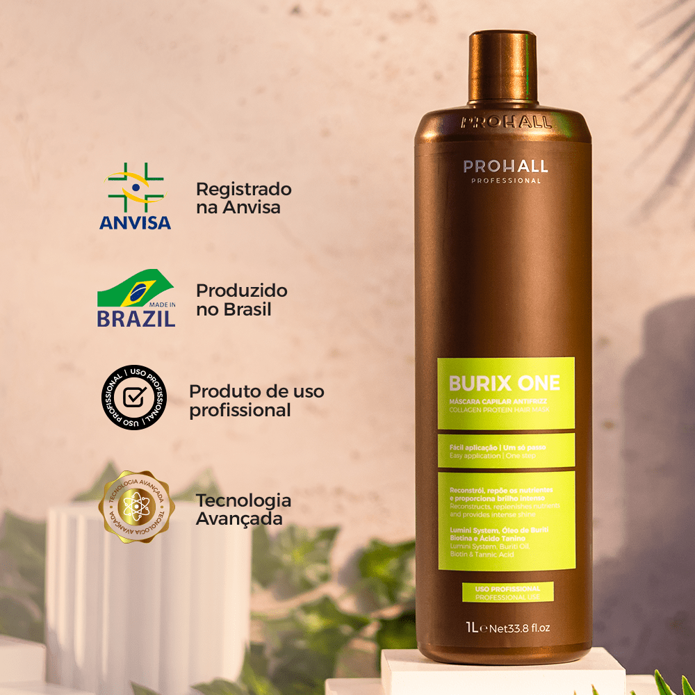 Reestruturação Molecular Tanino Orgânica Burix One 1L - Prohall