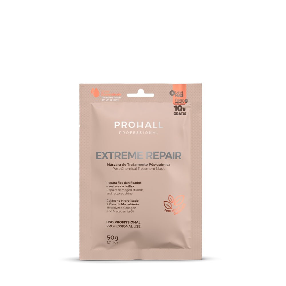 Sachê - Máscara de Nutrição Capilar com Macadâmia 50g - Prohall