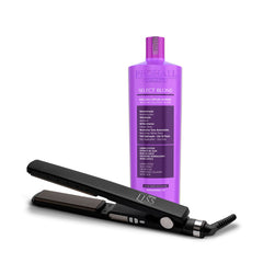 Kit Antifrizz Perfeito Select Blond  1L + Prancha Intense Liss Titanium