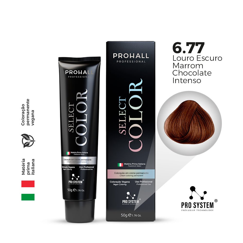 Select Color Louro Escuro Marrom Chocolate Intenso: Cor, brilho e cobertura - Prohall