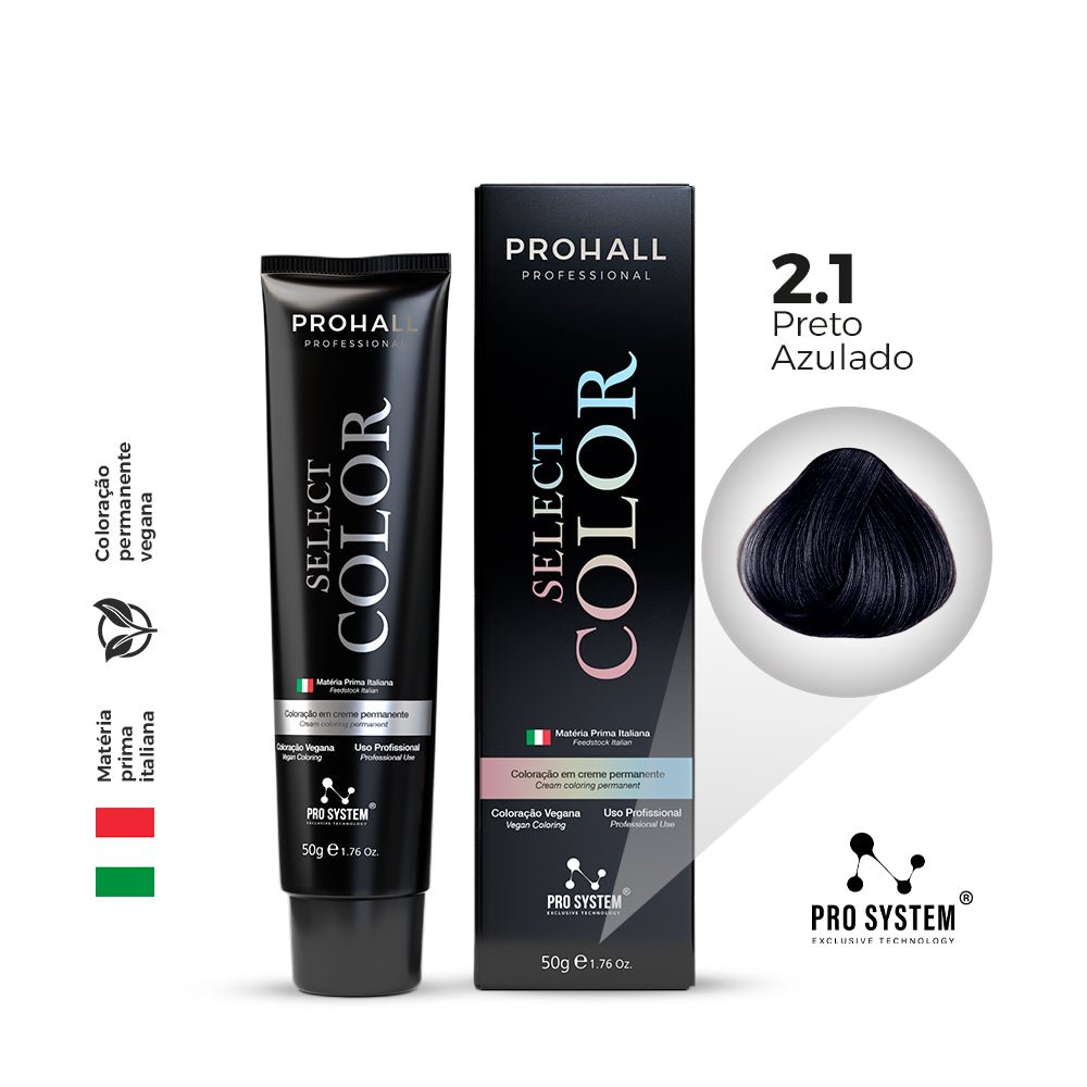 Select Color Preto Azulado: Cor intensa, brilho e cobertura total - Prohall