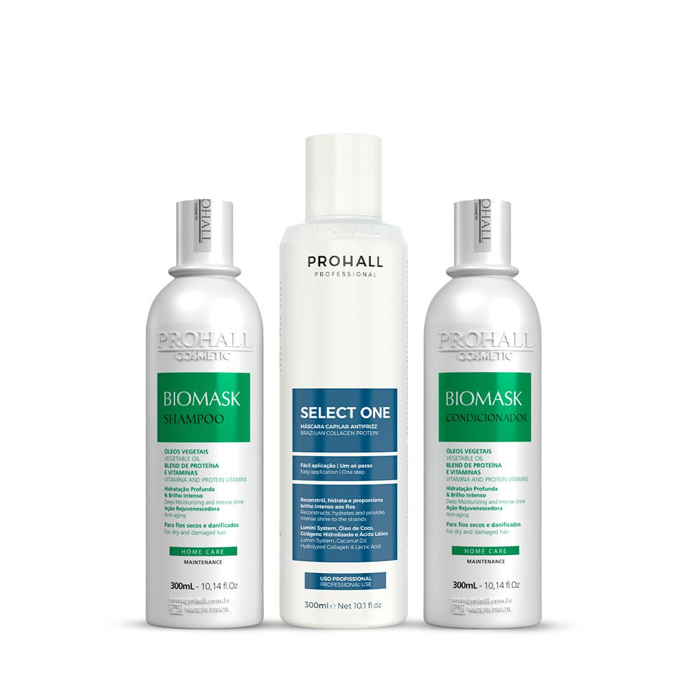 Select One 300ml + Kit Ultra Hidratante Biomask - Prohall