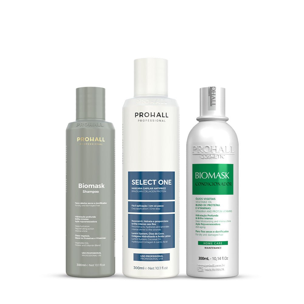 Select One 300ml + Kit Ultra Hidratante Biomask - Prohall