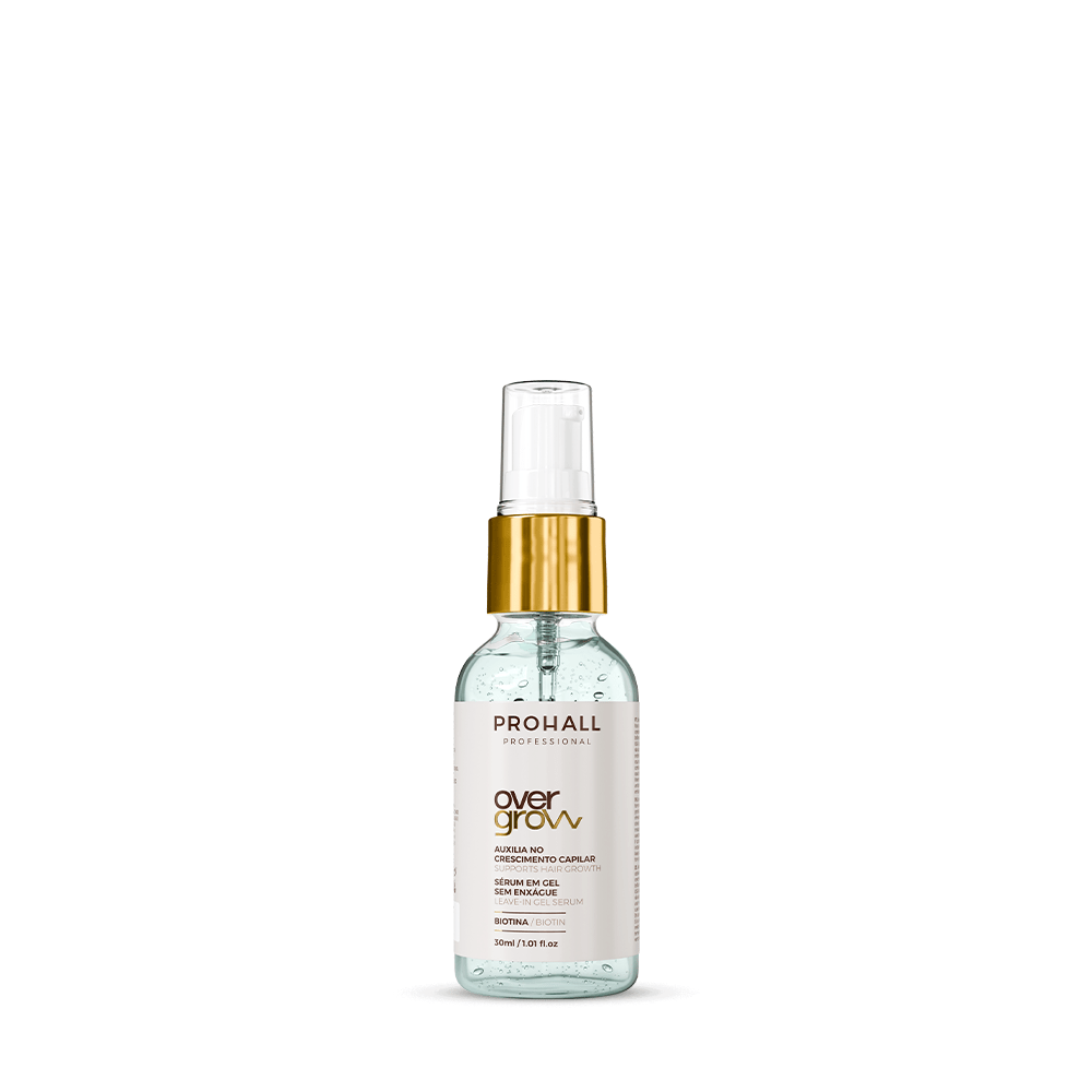 Sérum Capilar Crescimento e Fortalecimento dos Fios Overgrow 30ml - Prohall - Prohall