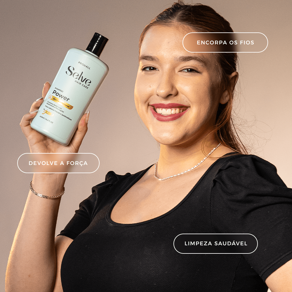 Shampoo de encorpamento para cabelos finos e fraco/ Selve Power - Prohall