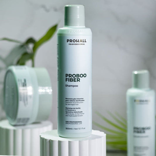 Shampoo de Reconstrução Intensiva Proboo Fiber 300ml - Prohall