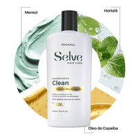 Shampoo Detox para o Couro Cabeludo e Controle da Oleosidade | Selve Clean - Prohall