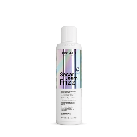 Shampoo Limpeza Suave Secar sem Frizz 250ml - Prohall