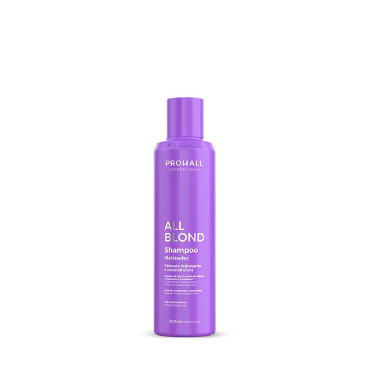 Shampoo Matizador e Manutenção para Loiros All Blond 300ml - Prohall