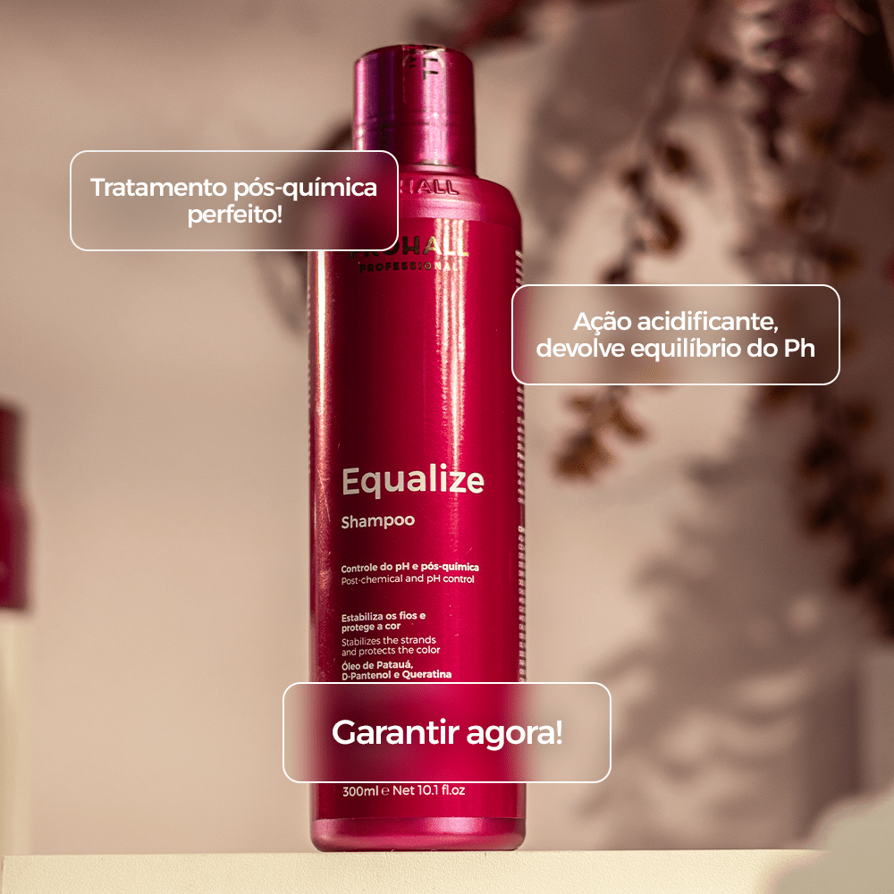 Shampoo Neutralizante Equalize Prohall 300ml - Prohall