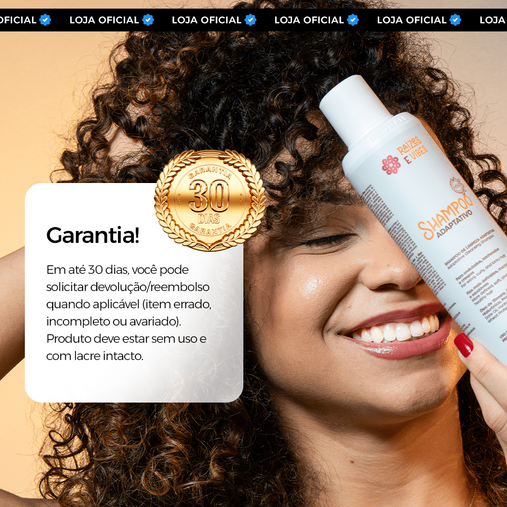 Shampoo Para Cachos Limpeza Profunda e Maciez 250ml - Raízes & Vibes - Prohall