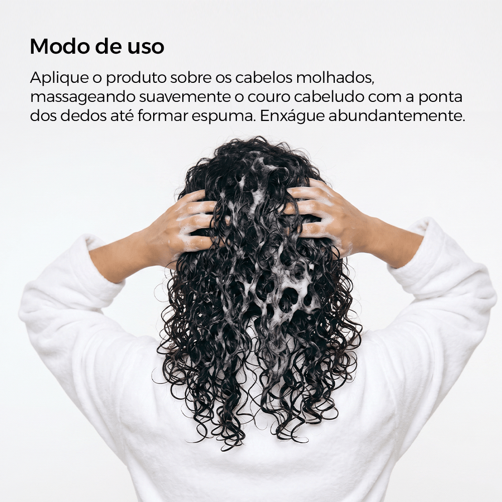 Shampoo Para Cachos Limpeza Profunda e Maciez 250ml - Raízes & Vibes - Prohall