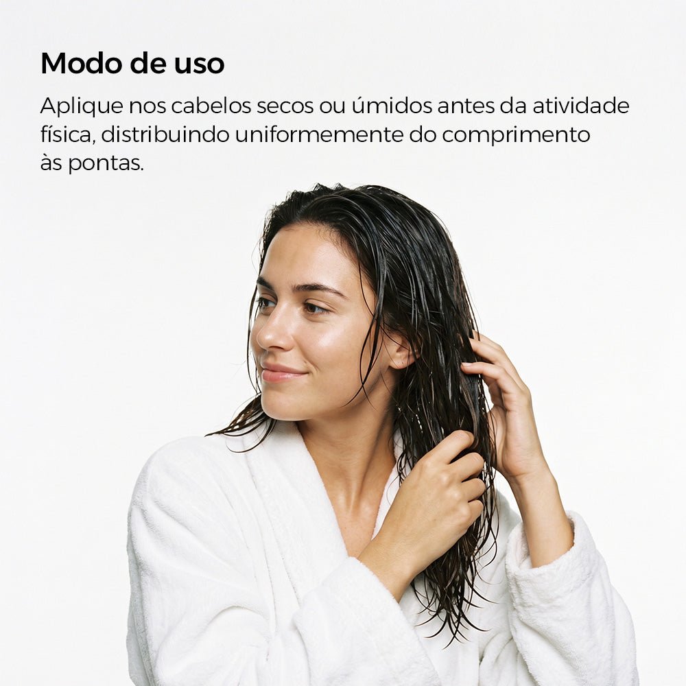 Spray Capilar 6 em 1 Partiu Treino | Proteção UV e Antifrizz Pré Treino - Prohall