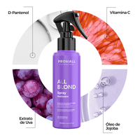 Spray Matizador e Térmico: Adeus Amarelado | All Blond 120ml - Prohall