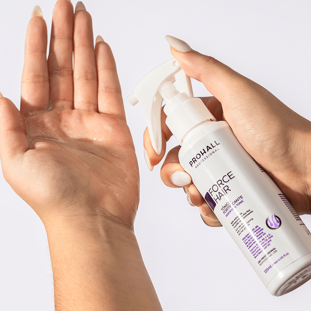 Tônico Capilar de Crescimento Acelerado: Menos Queda | Force Hair 120ml - Prohall