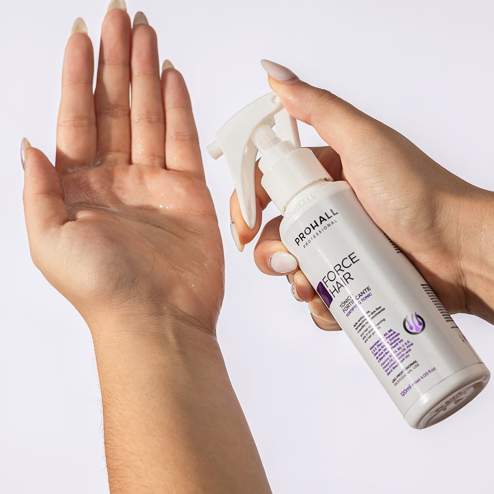 Tônico Force Hair 120ml + Suplemento Force Hair 60 cápsulas - Prohall