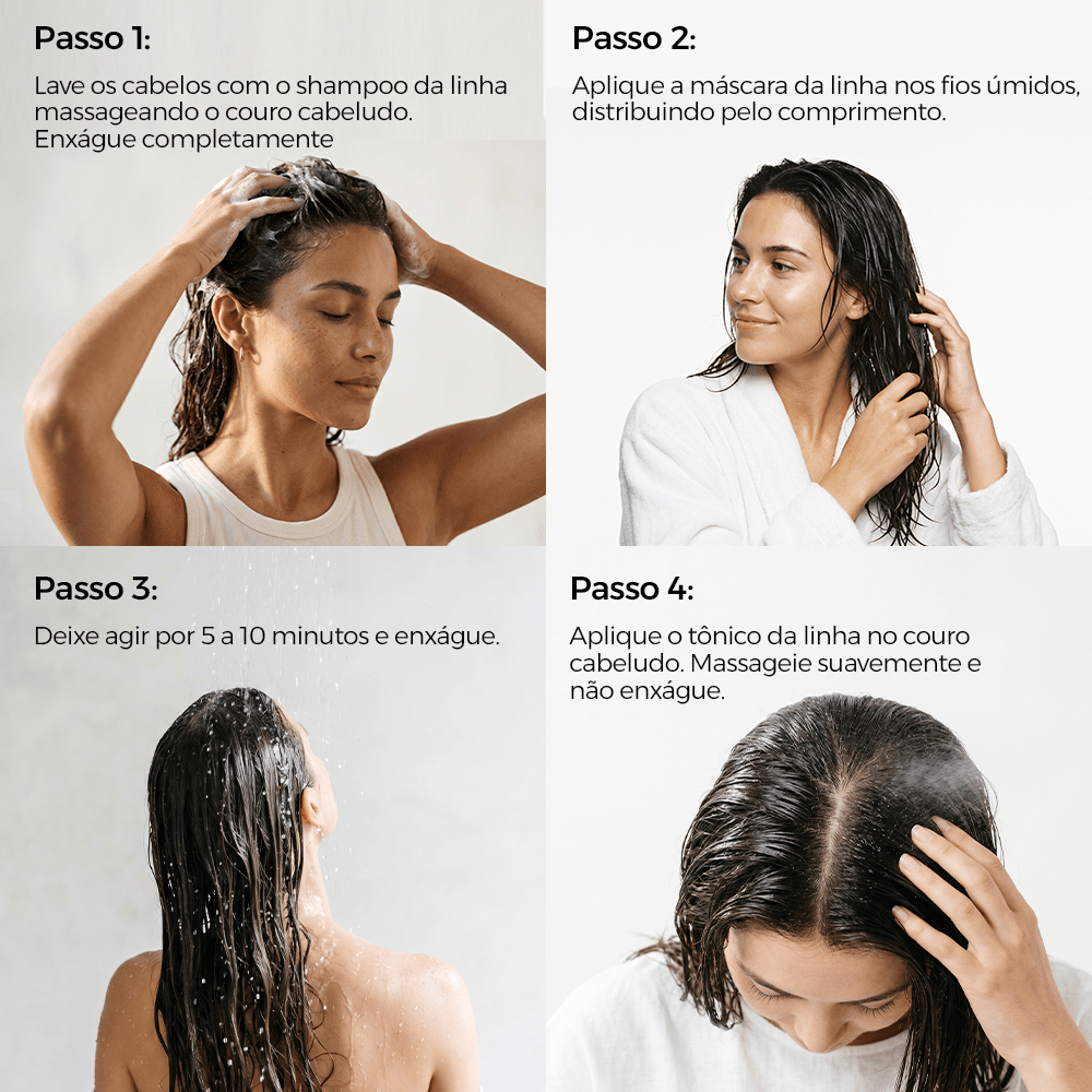 Tônico Force Hair 120ml + Suplemento Force Hair 60 cápsulas - Prohall