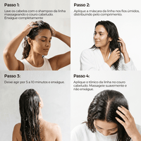 Tônico Force Hair 120ml + Suplemento Force Hair 60 cápsulas - Prohall