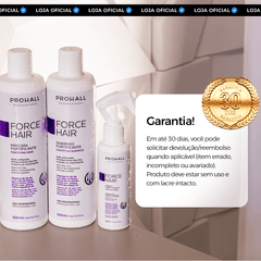 Tônico Force Hair 120ml + Suplemento Force Hair 60 cápsulas - Prohall