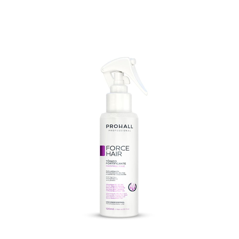 Tônico Force Hair Crescimento Capilar Acelerado 120ml - Prohall