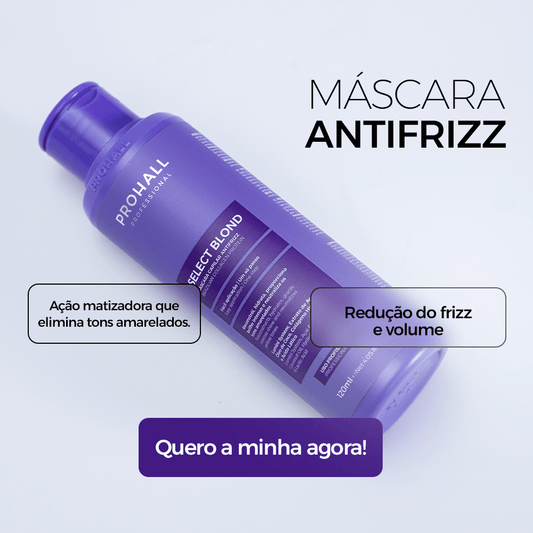 Tratamento Antifrizz para Cabelos Loiros e Coloridos - Select Blond 120ml - Prohall