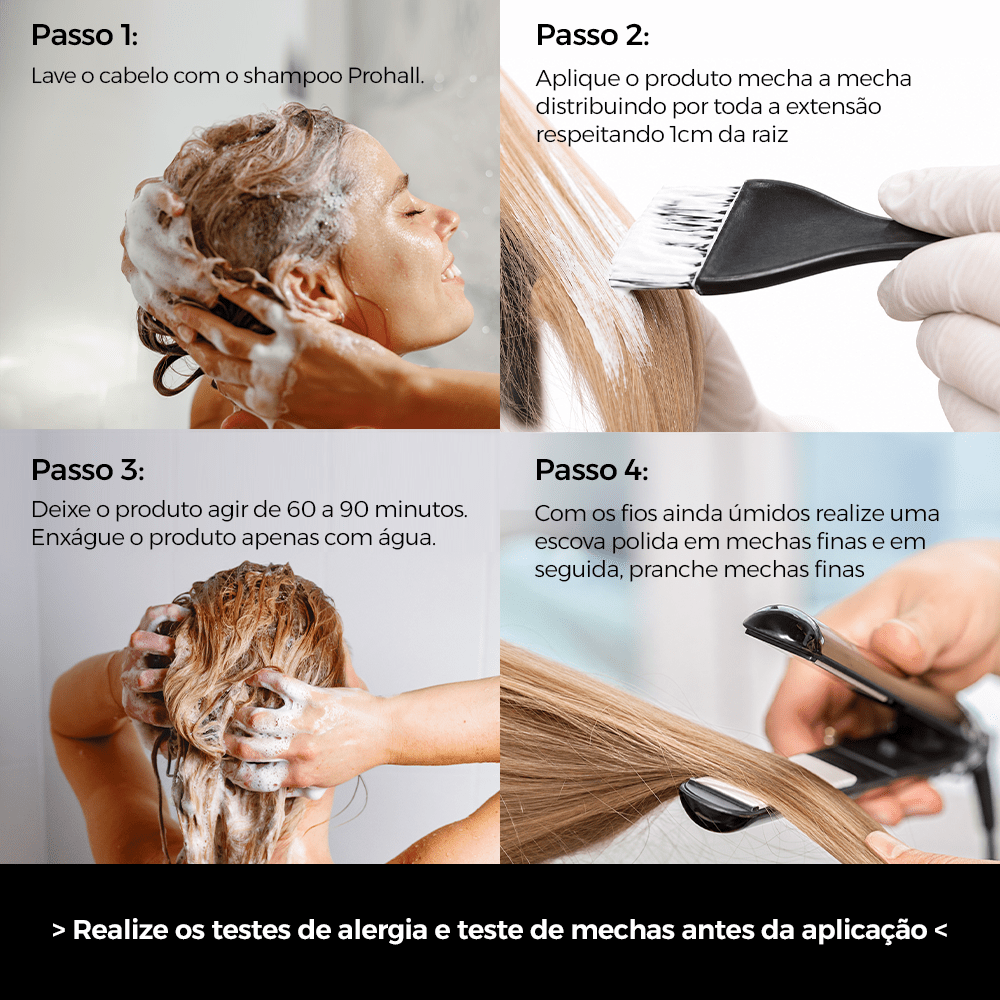 Tratamento Antifrizz para Cabelos Loiros e Coloridos - Select Blond 120ml - Prohall