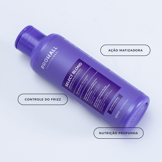 Tratamento Antifrizz para Cabelos Loiros e Coloridos - Select Blond 120ml - Prohall