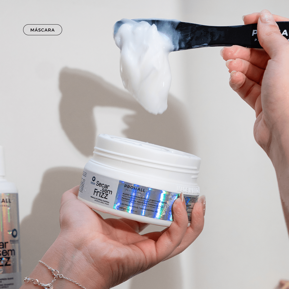 Tratamento Completo Antifrizz Sem Secador: Blindagem contra Umidade | Secar sem Frizz - Prohall