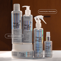 Tratamento Completo Antifrizz Sem Secador: Blindagem contra Umidade | Secar sem Frizz - Prohall
