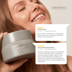 Tratamento de Hidratação Profunda para Cabelo Seco e Sem Brilho | Biomask - Prohall