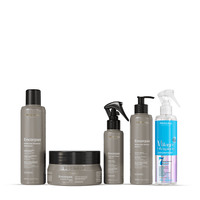 Tratamento para Encorpar Fios Encorpax: Shampoo, Leave-in, Sérum, Máscara + Milagre Obrigatório 200ml - Prohall